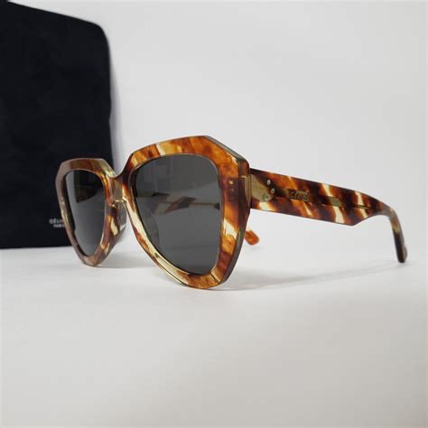 CELINE Acetate Sunglasses CL40046U Havana 